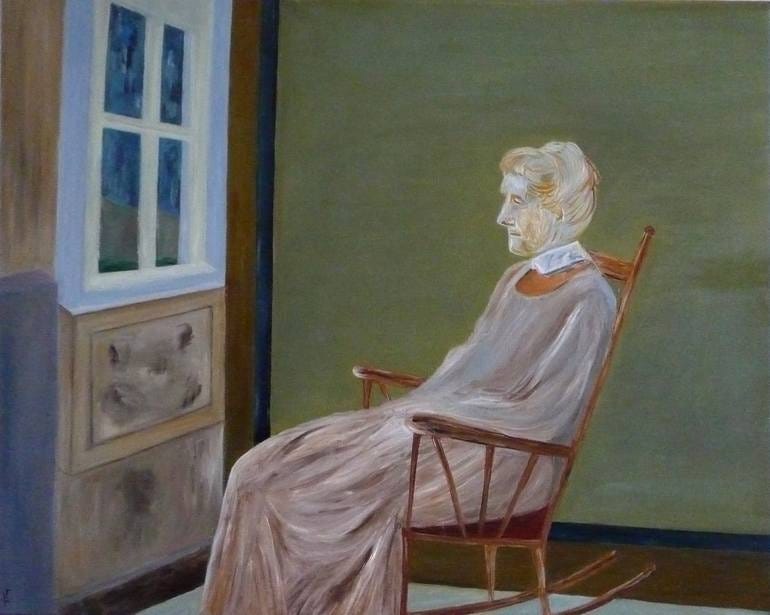 Everywoman has her Regrets. Painting by Laurence Friedlander | Saatchi Art