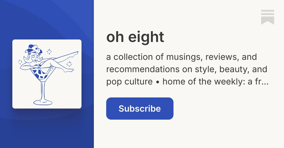 oh eight | Gabby Whiten | Substack