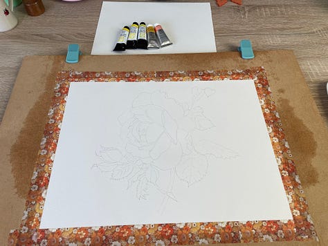 My practice rose