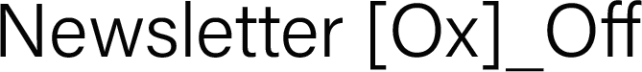 Newsletter [Ox]_Off