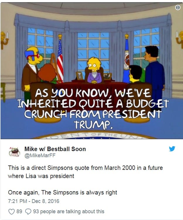 How The Simpsons predicted 9/11, Trump and Disney-Fox – The Irish Times