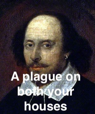 The origin of 'A plague on both your houses'