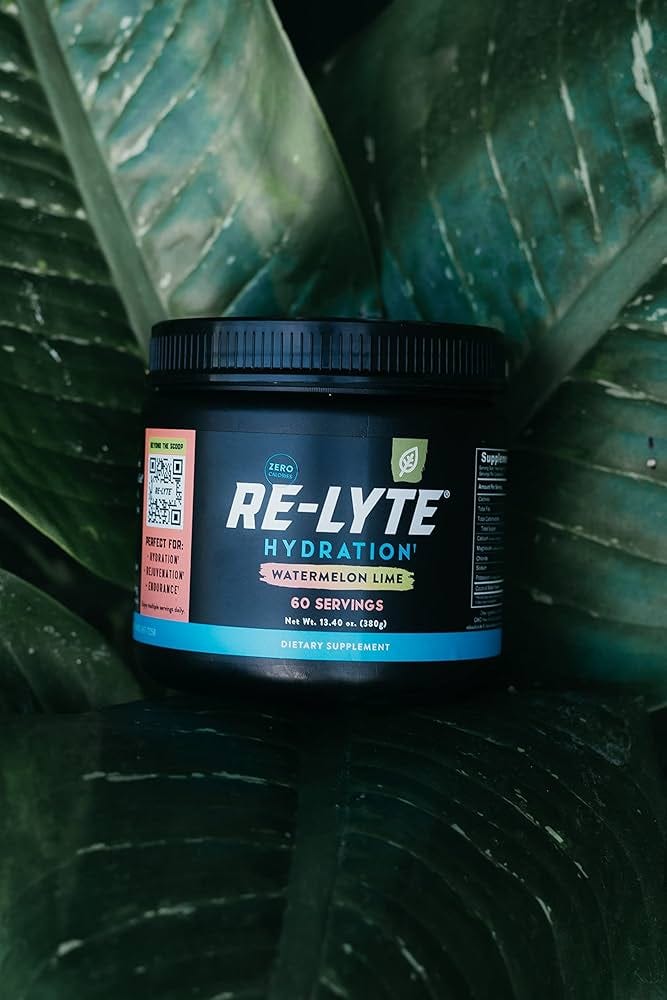 REDMOND Re-Lyte Hydration Electrolyte Powder Mix (Watermelon Lime) : Health  & Household - Amazon.com