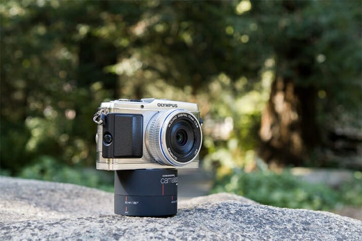 camalapse 4 rotating stand for camera or smartphone