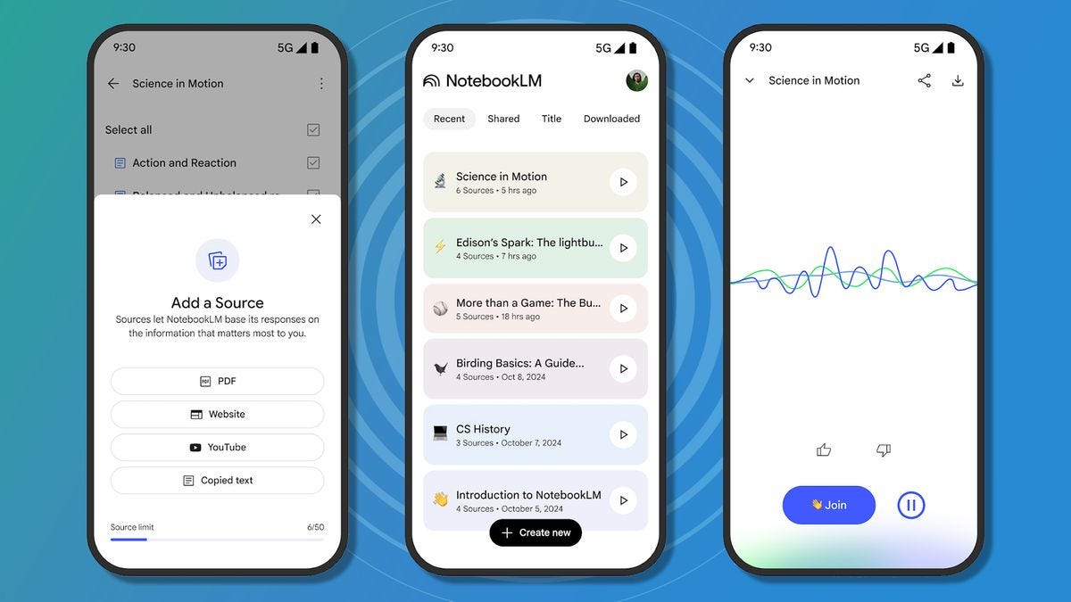 Google reveals powerful NotebookLM app for Android and iOS with release  date – here's what it looks like | TechRadar