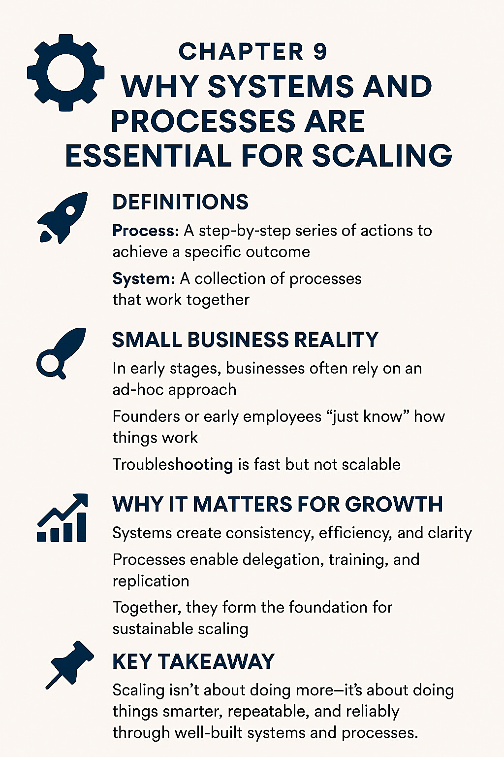 Business Scaling-Chapter 9- Why Systems and Processes are Essential for ...
