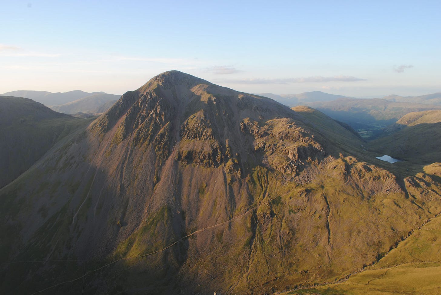 pointy rock mountain