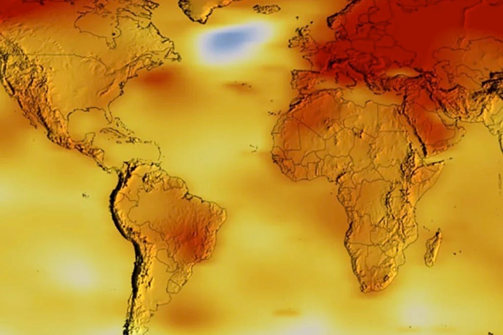 NASA animation capture showing the blue blob at the southern tip of Greenland. NASA animation capture showing the blue blob at the southern tip of Greenland.