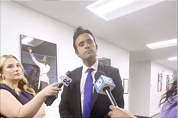 Vivek Ramaswamy Actually Quite Proud Of Obscene Ad Featuring Pedo-Marrying Mom, Thank You!