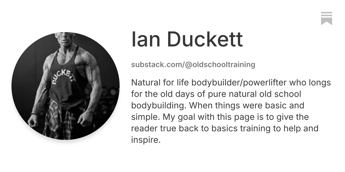 Ian Duckett | Substack