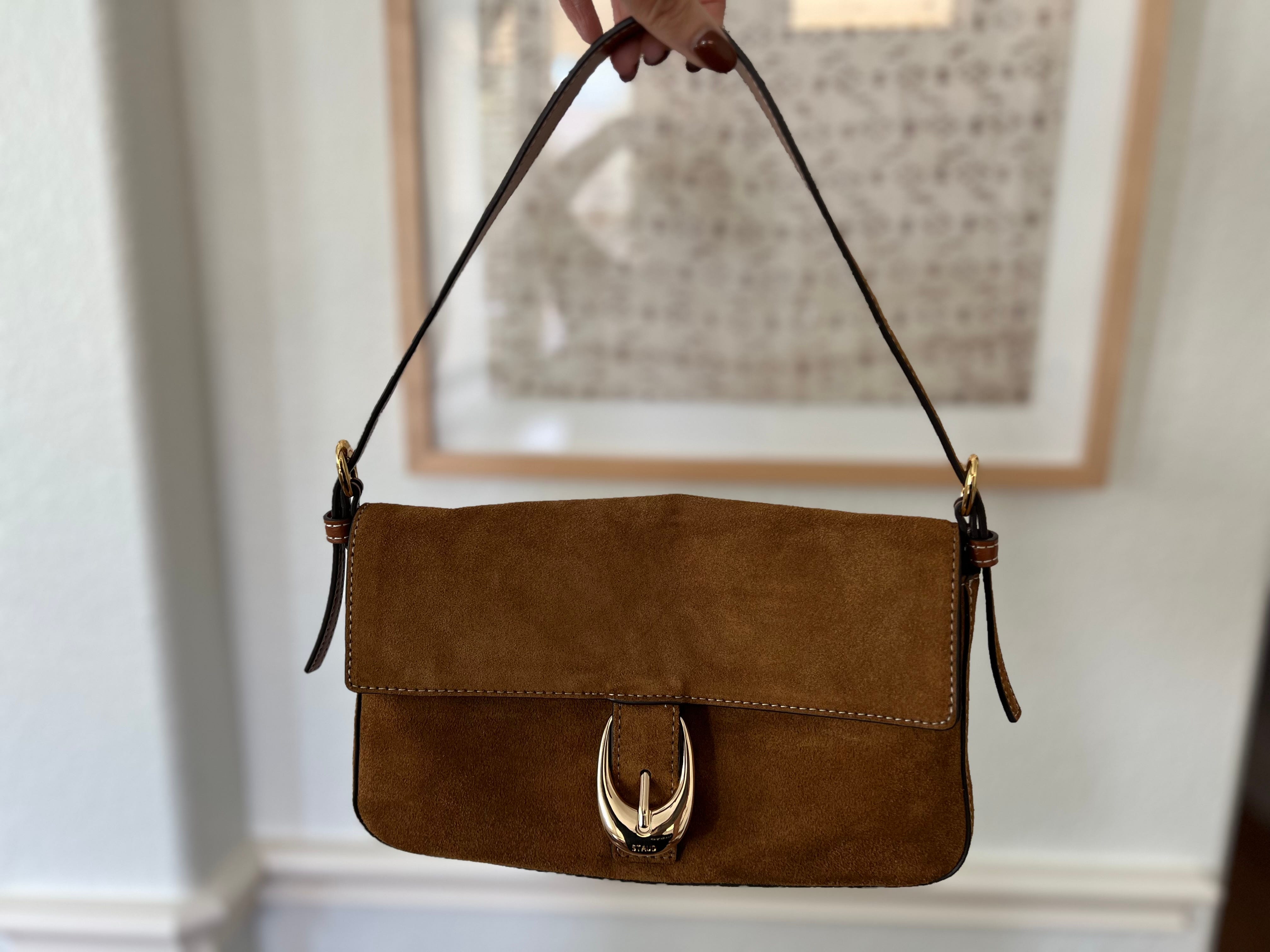The Staud Harlow Suede Shoulder Bag - Cost per Fit