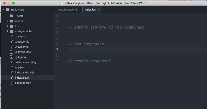 component trong React Native
