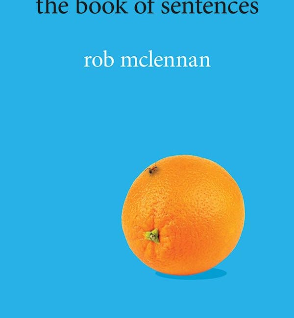 the book of sentences by rob mclennan