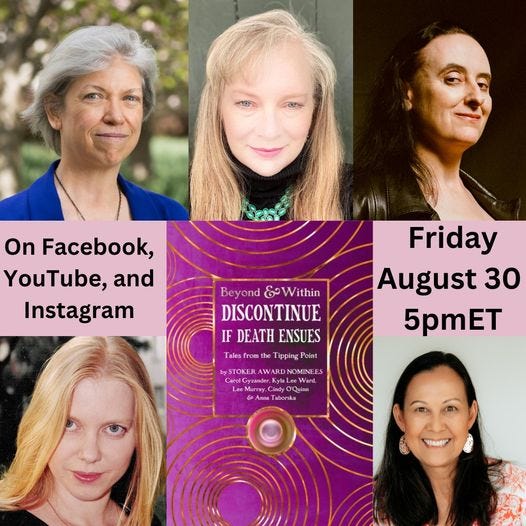 May be an image of 5 people and text