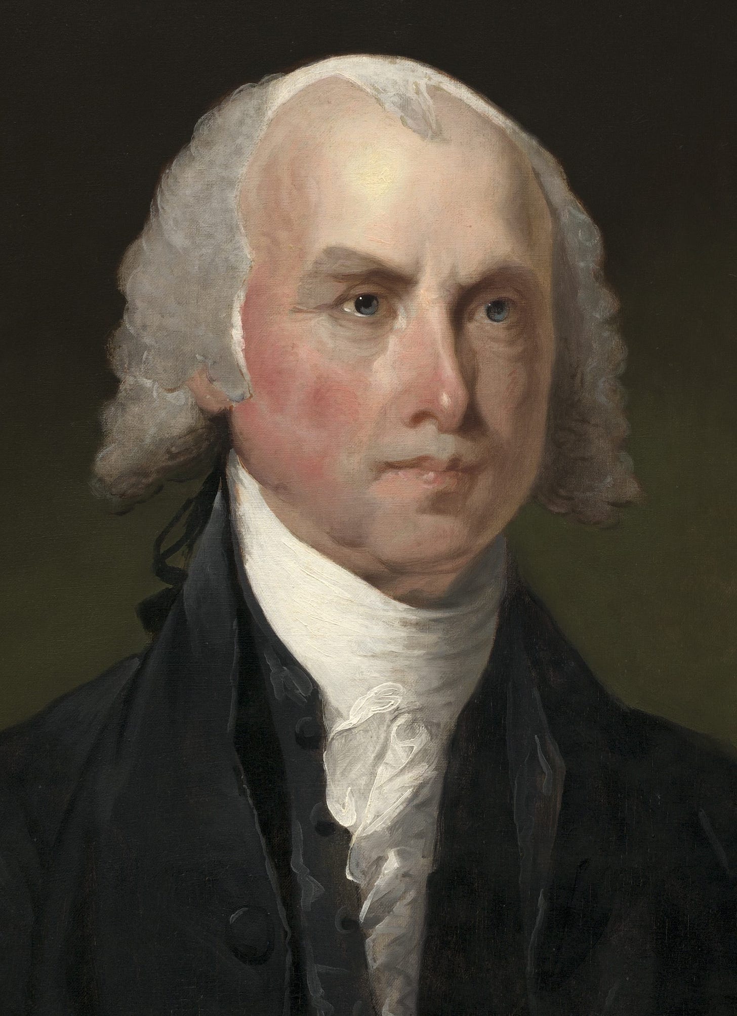 A portrait of President James Madison