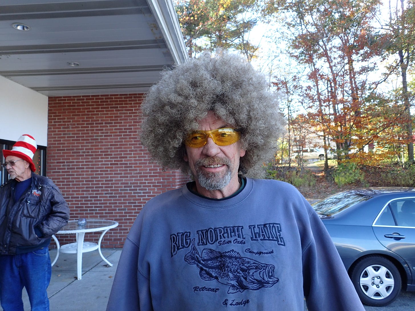 Man with afro