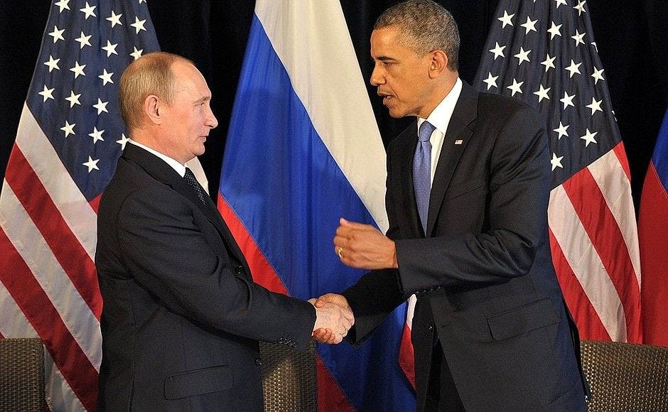 Meeting with President of the United States of America Barack Obama • President of Russia Meeting with President of the United States of America Barack Obama • President of Russia