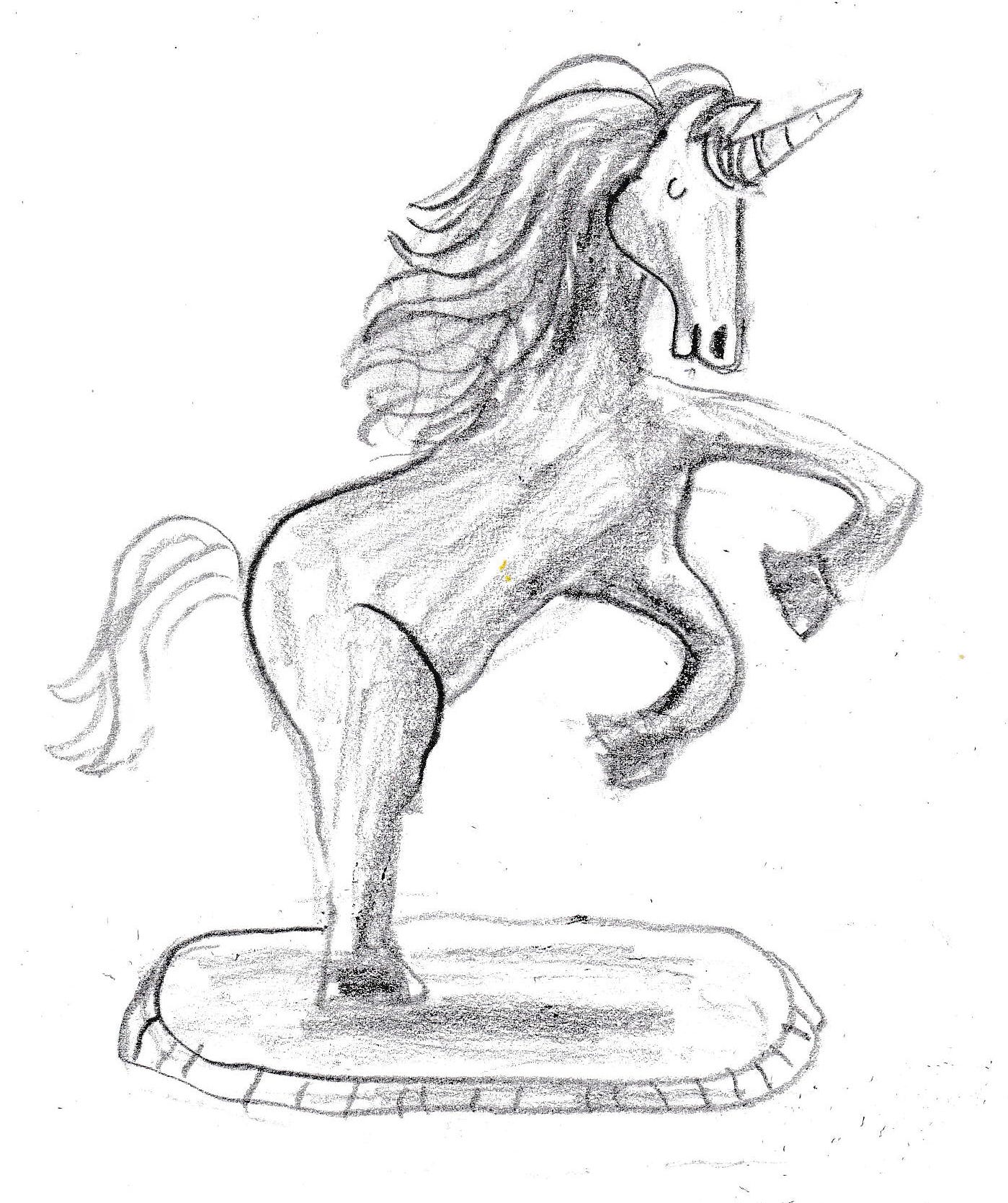 horse sketch by Beth Spencer