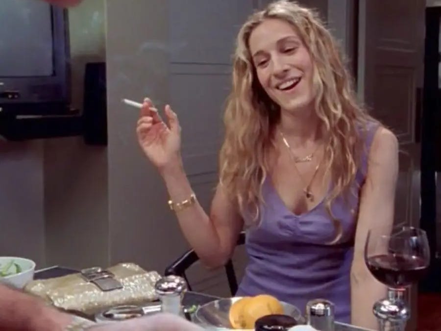 Bridget Jones versus Carrie Bradshaw: Who Smokes a Cigarette the Best?