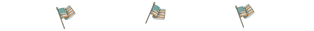 American flag rendered as a horizontal section break dividing major movements of the essay.