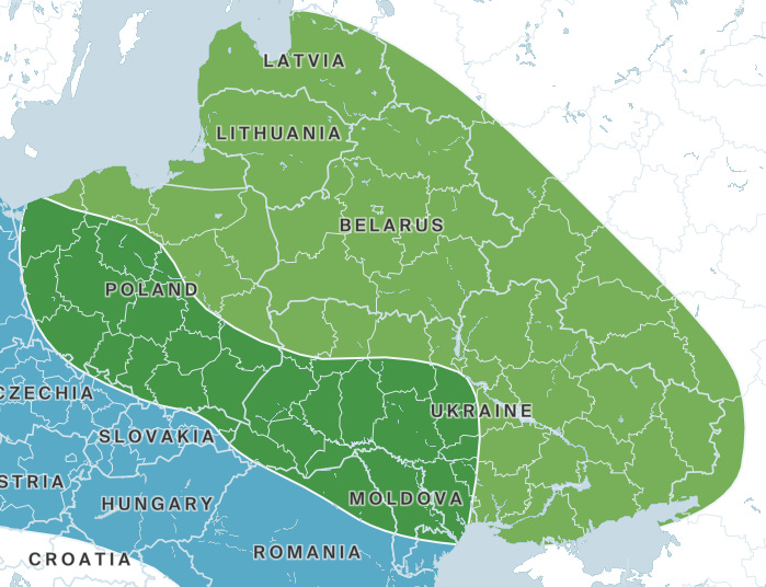 ancestry.com's regional map of my DNA
