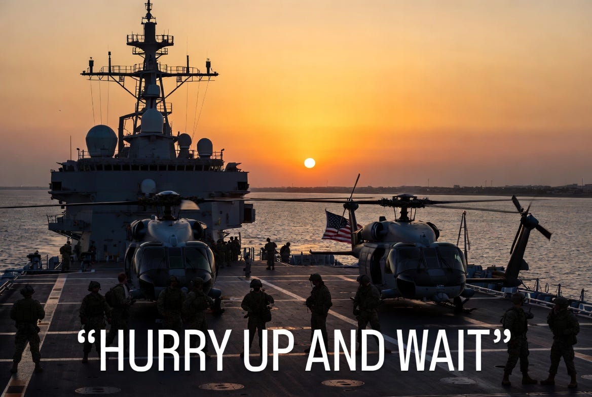 Hurry Up and Wait: The 11th MEU waits in the Persian Gulf, enduring monotony, drills, and hardship while remaining America’s ready force.