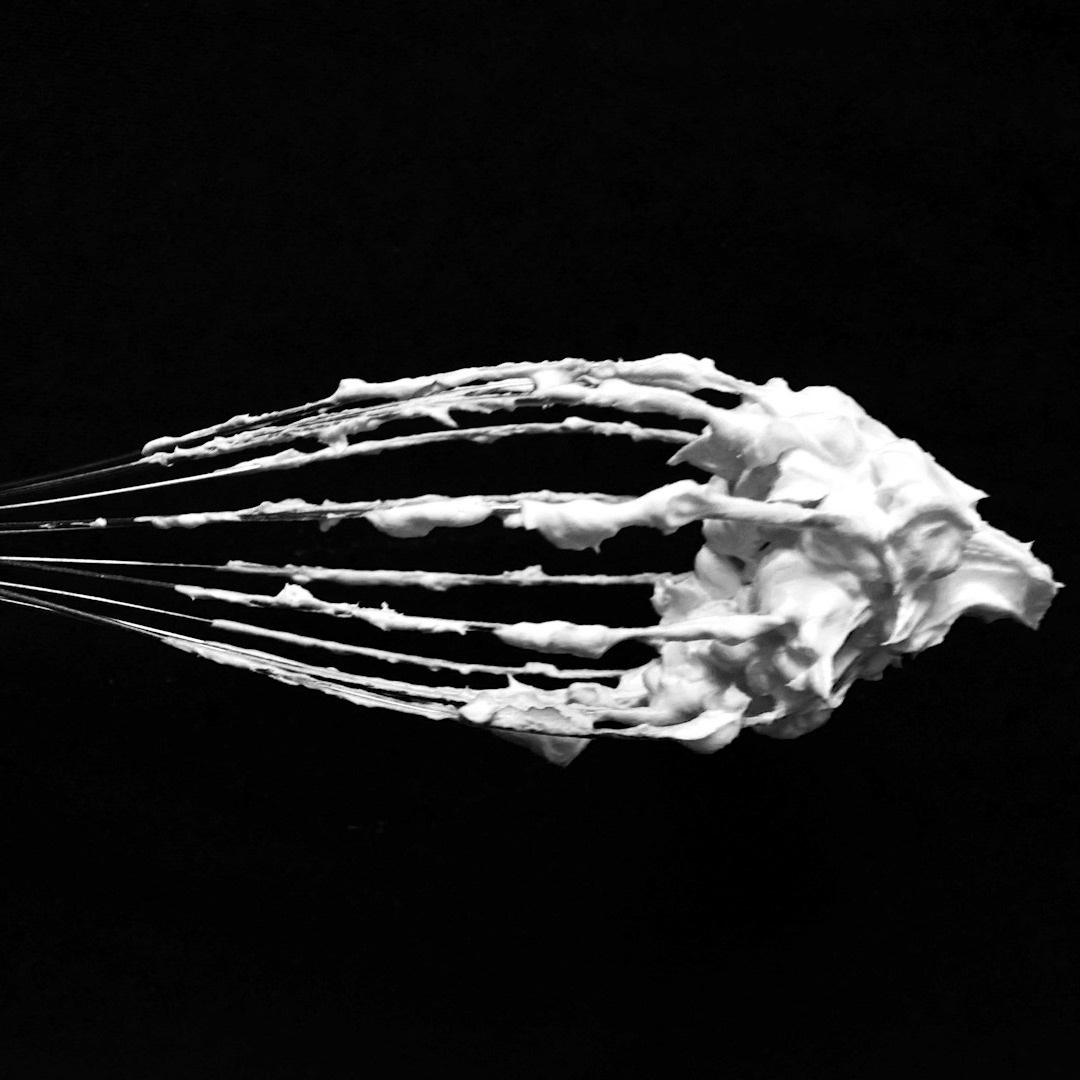 white smoke on black background
