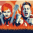 Ed Sheeran, Macklemore, Pink, and the World on Fire