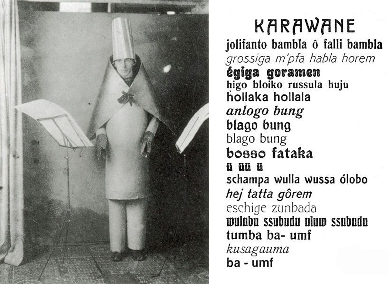 Introduction to Dada, Hugo Ball and "Karawane" - Renaissance Through ...