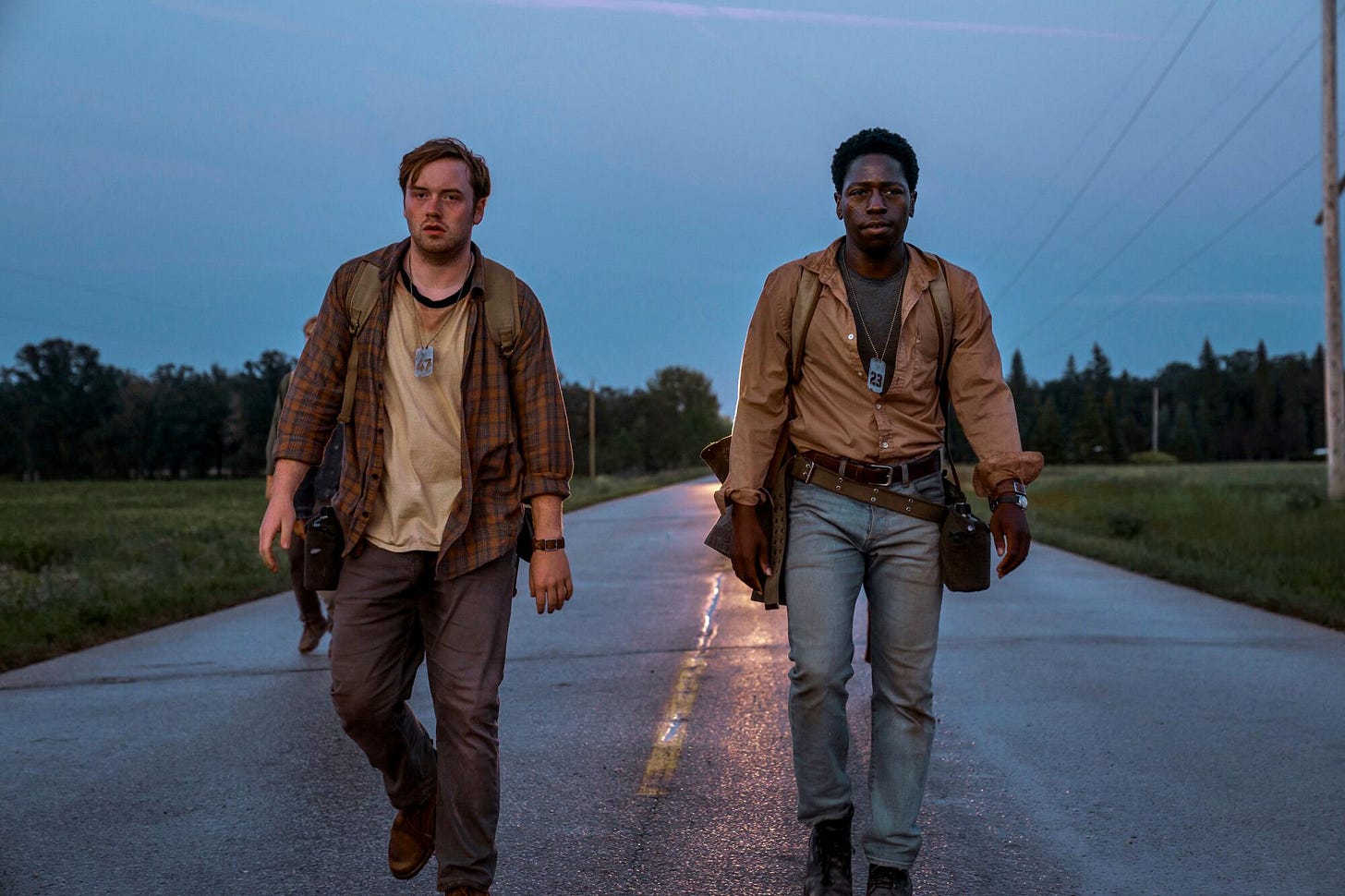 The Long Walk' review: A bleak televised contest brings men to the edge - Los Angeles Times The Long Walk' review: A bleak televised contest brings men to the edge - Los Angeles Times
