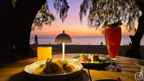 Sunset at Esmé, Standard Pattaya's beach club