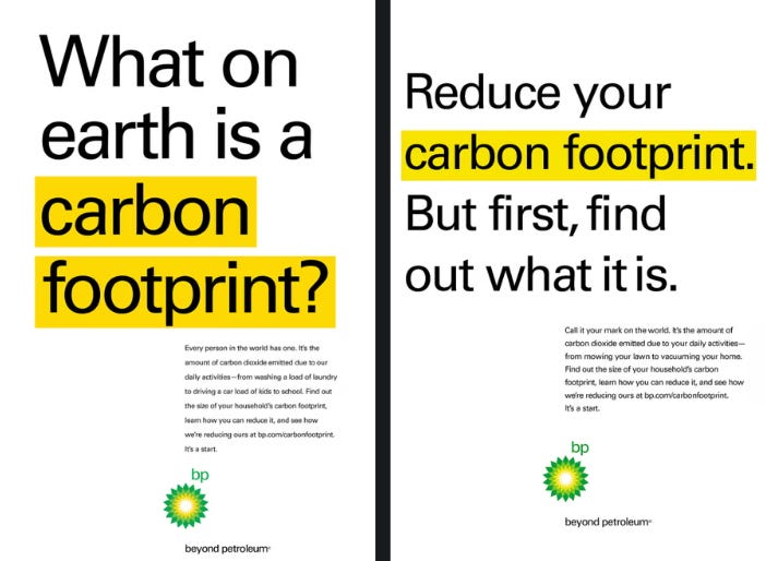 environment - Was the concept of ecological or carbon footprint invented by fossil fuel PR to shift the blame for climate change? - Skeptics Stack Exchange environment - Was the concept of ecological or carbon footprint invented by fossil fuel PR to shift the blame for climate change? - Skeptics Stack Exchange