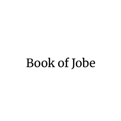 Book Of Jobe
