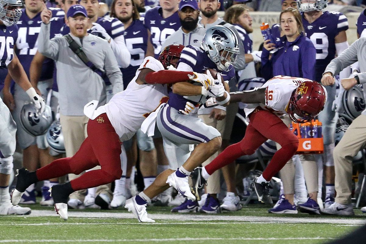 NCAA Football: Iowa State at Kansas State