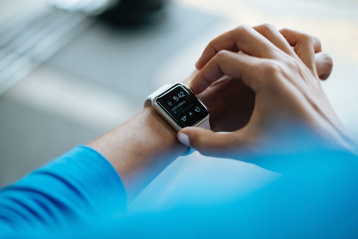 Heart rate, sleep, movement and increasingly glucose, minute by minute, from tens of millions of wrists. Image: Crew, Wikimedia Commons, CC0.