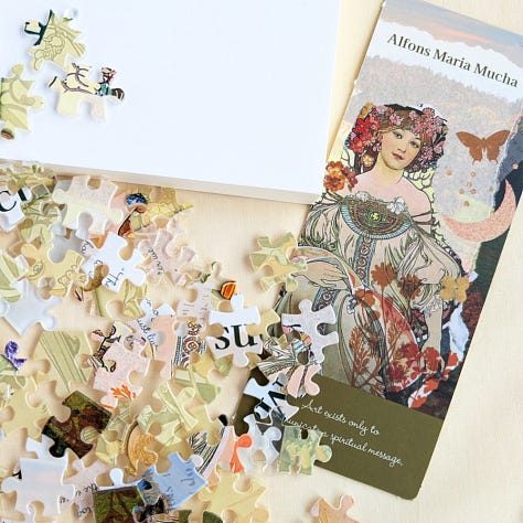 Piece Relax Alfons Mucha Reverie Diary