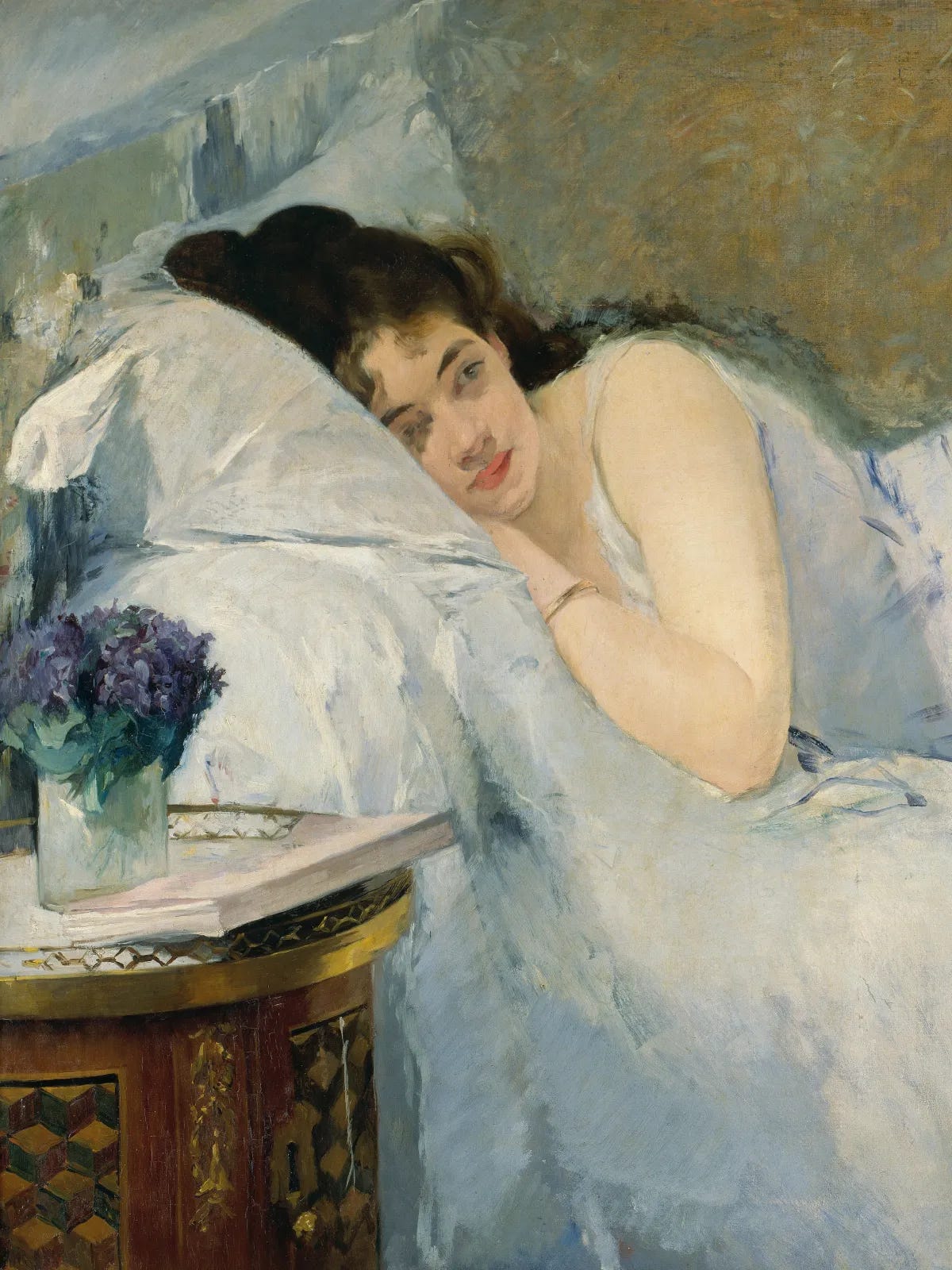 Eva Gonzalès, Le Réveil, 1877