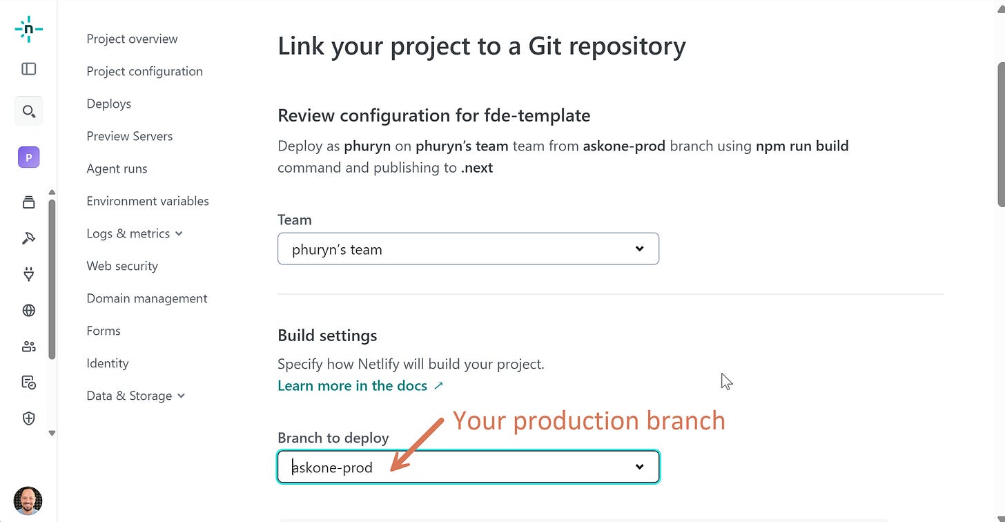 Netlify production branch set to askone-prod Netlify production branch set to askone-prod