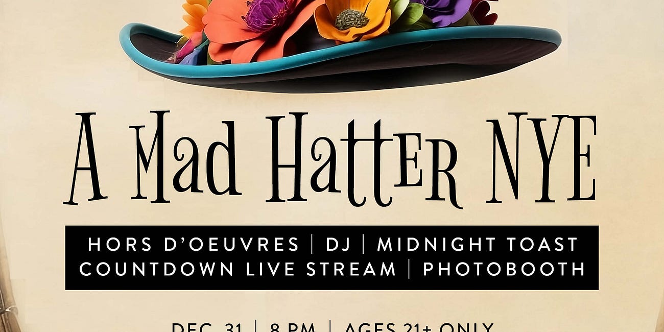 Grove Announces Mad Hatter New Year's Eve Party