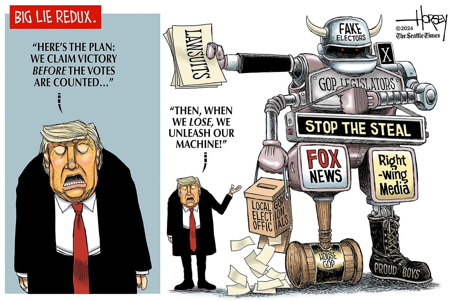 Trump's big lie is America's never-ending nightmare | The Seattle Times Trump's big lie is America's never-ending nightmare | The Seattle Times