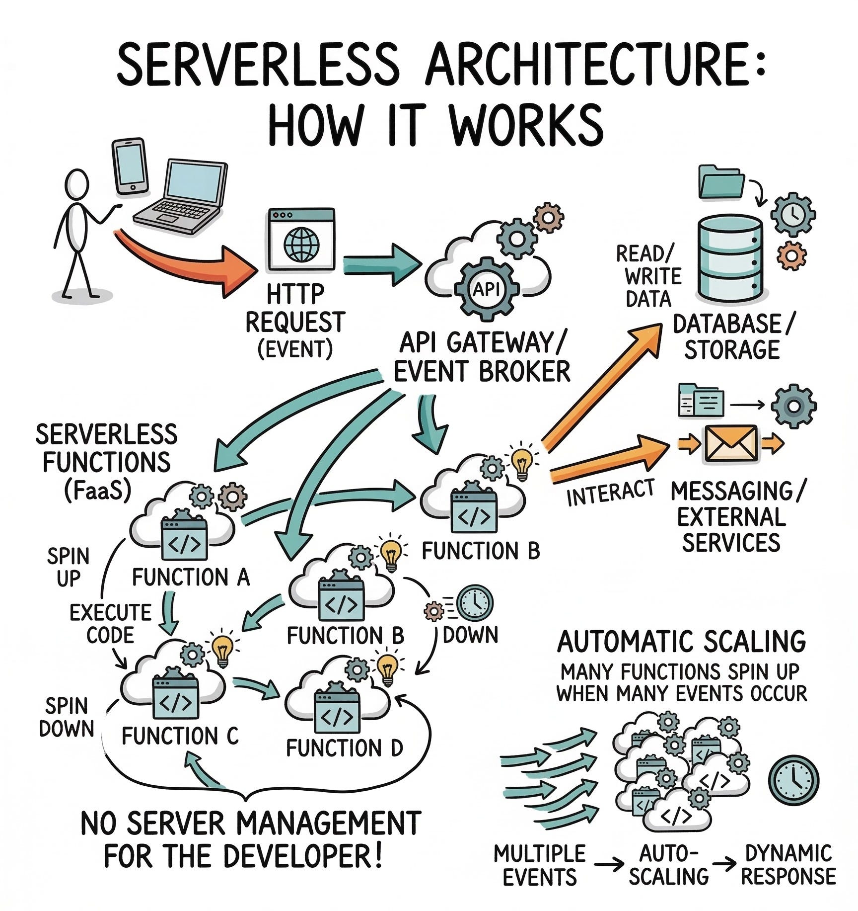 Serverless Technology Examples System Design 101: A Developer’s Guide to Serverless Architecture