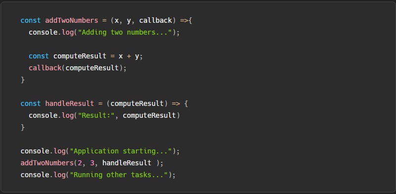 Synchronous Function