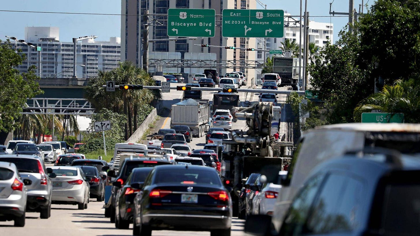Miami has some of the worst traffic congestion in the world, study says –  Sun Sentinel