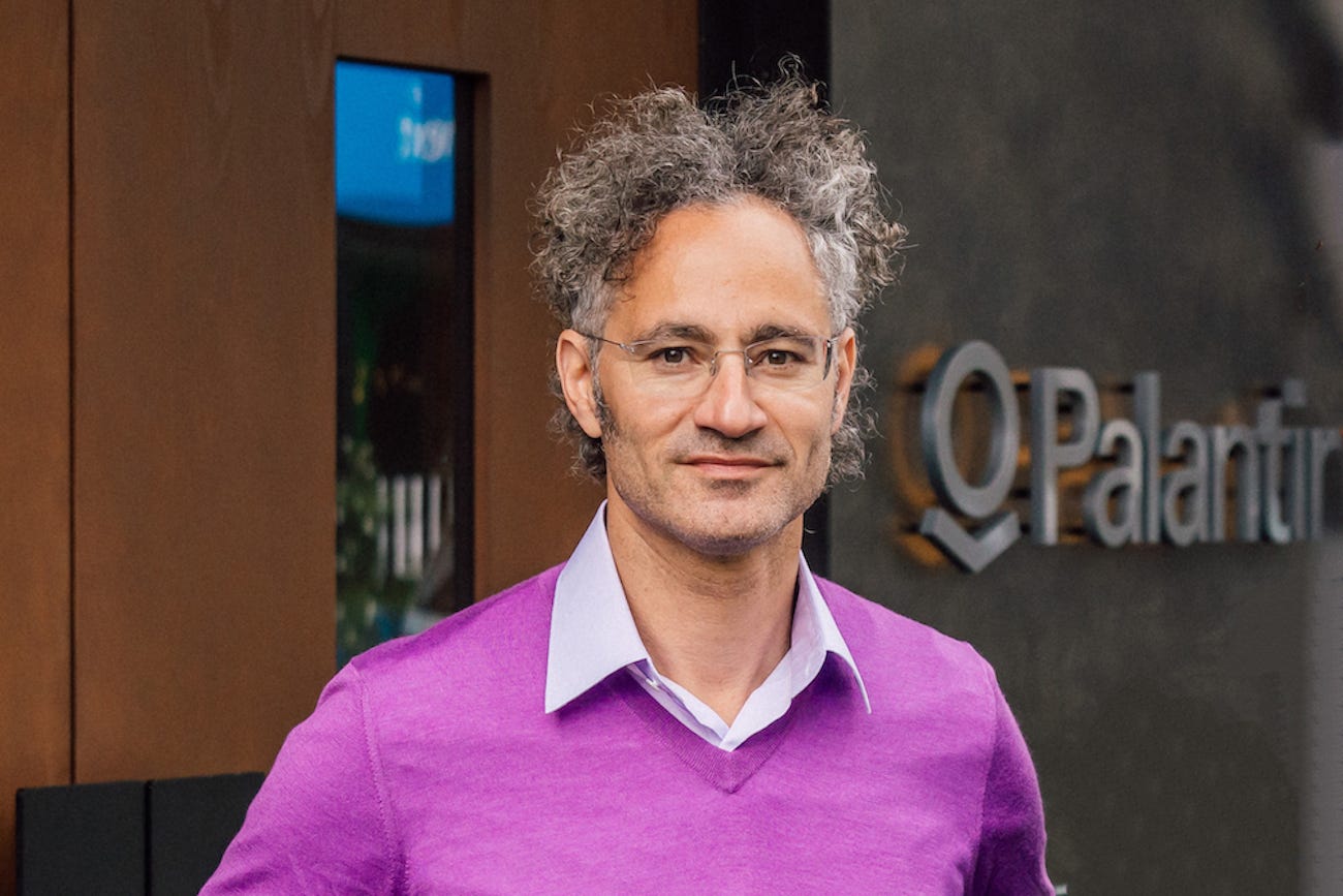 Interview with Palantir CEO Alex Karp in L'Obs