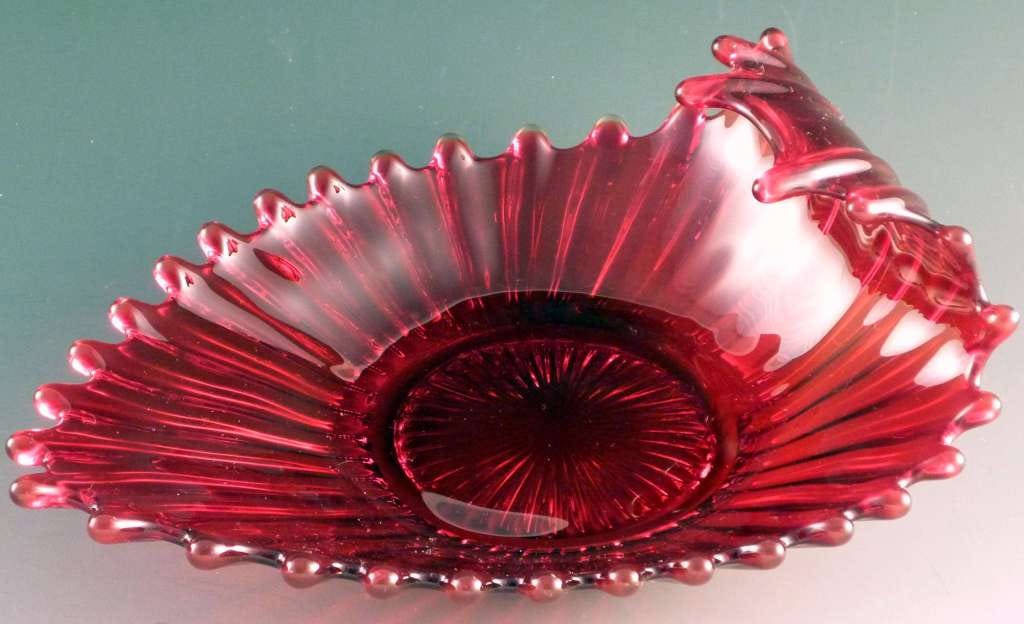 Fostoria Heirloom Ruby Bon Bon