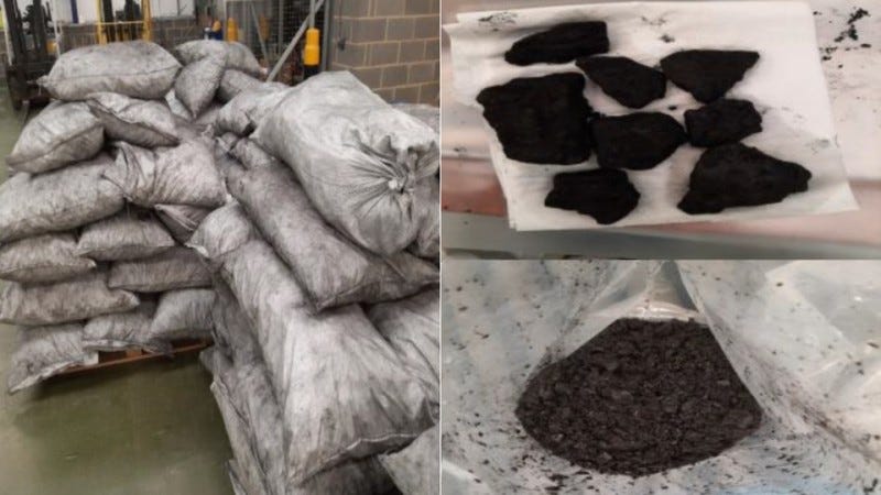 UK Seizes £120 million in Cocaine Hidden Within 800 Sacks of Charcoal |  OCCRP