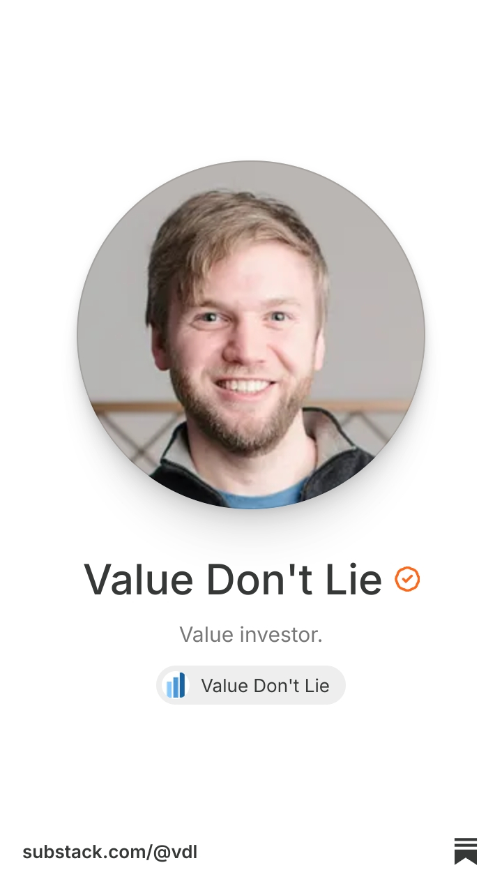 Value Don't Lie | Substack