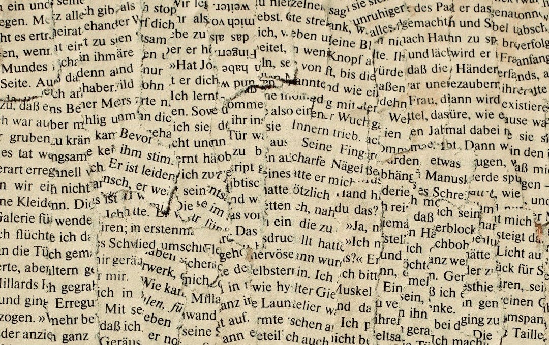 a piece of paper with words written on it