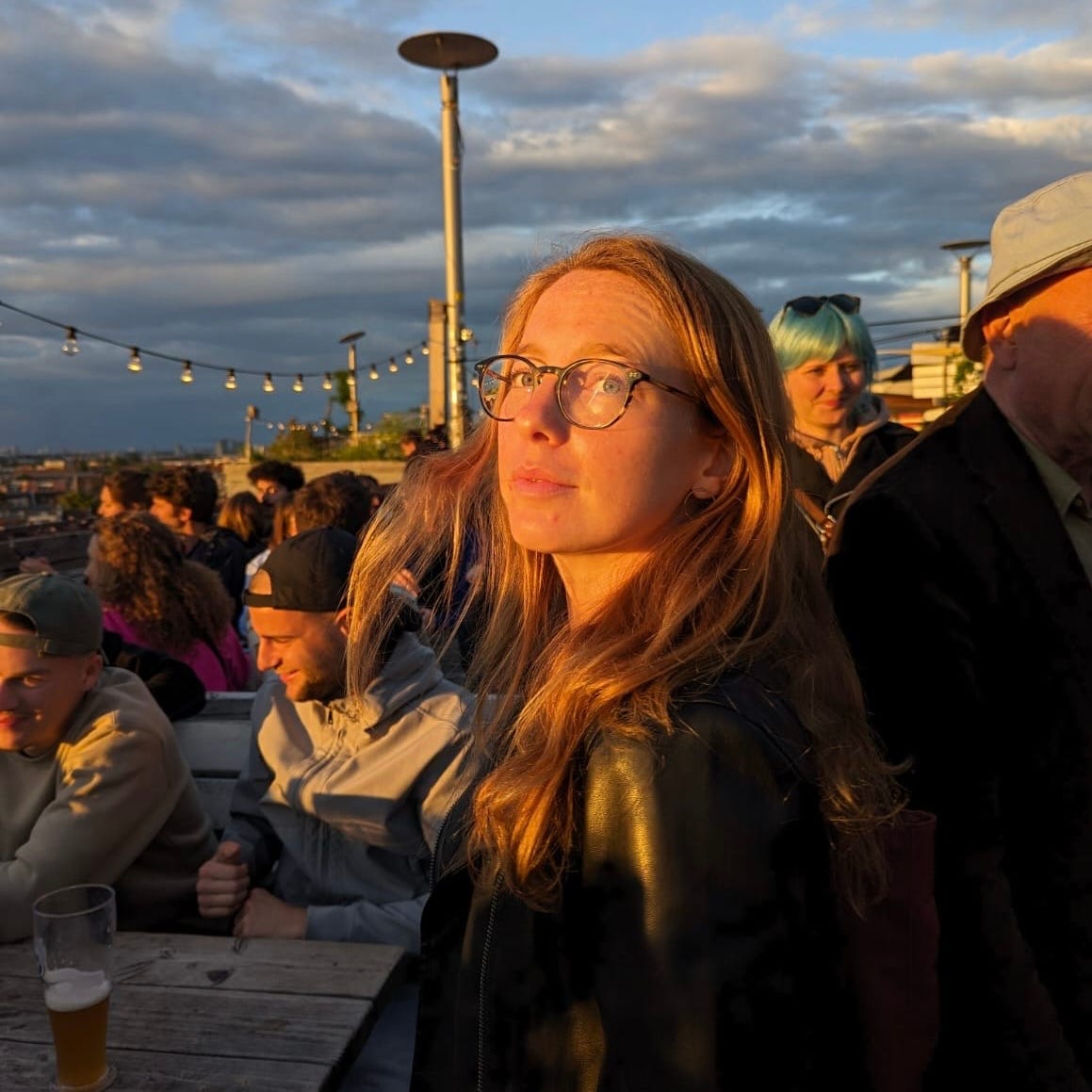 Fire Moon Reflections