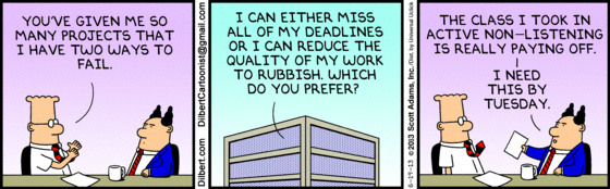 deadlines